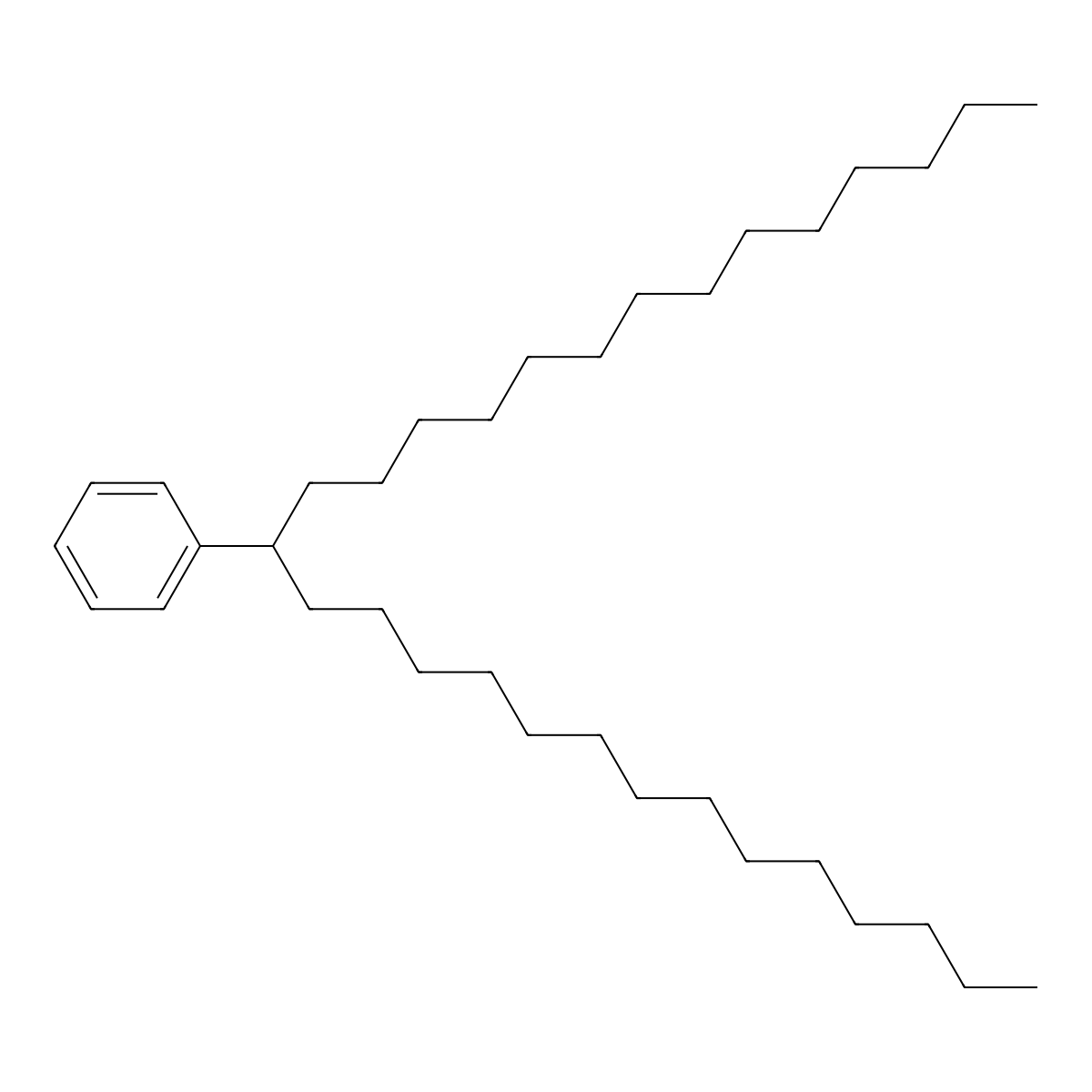 15-Phenylnonacosane molecular structure, CAS 56247-97-3