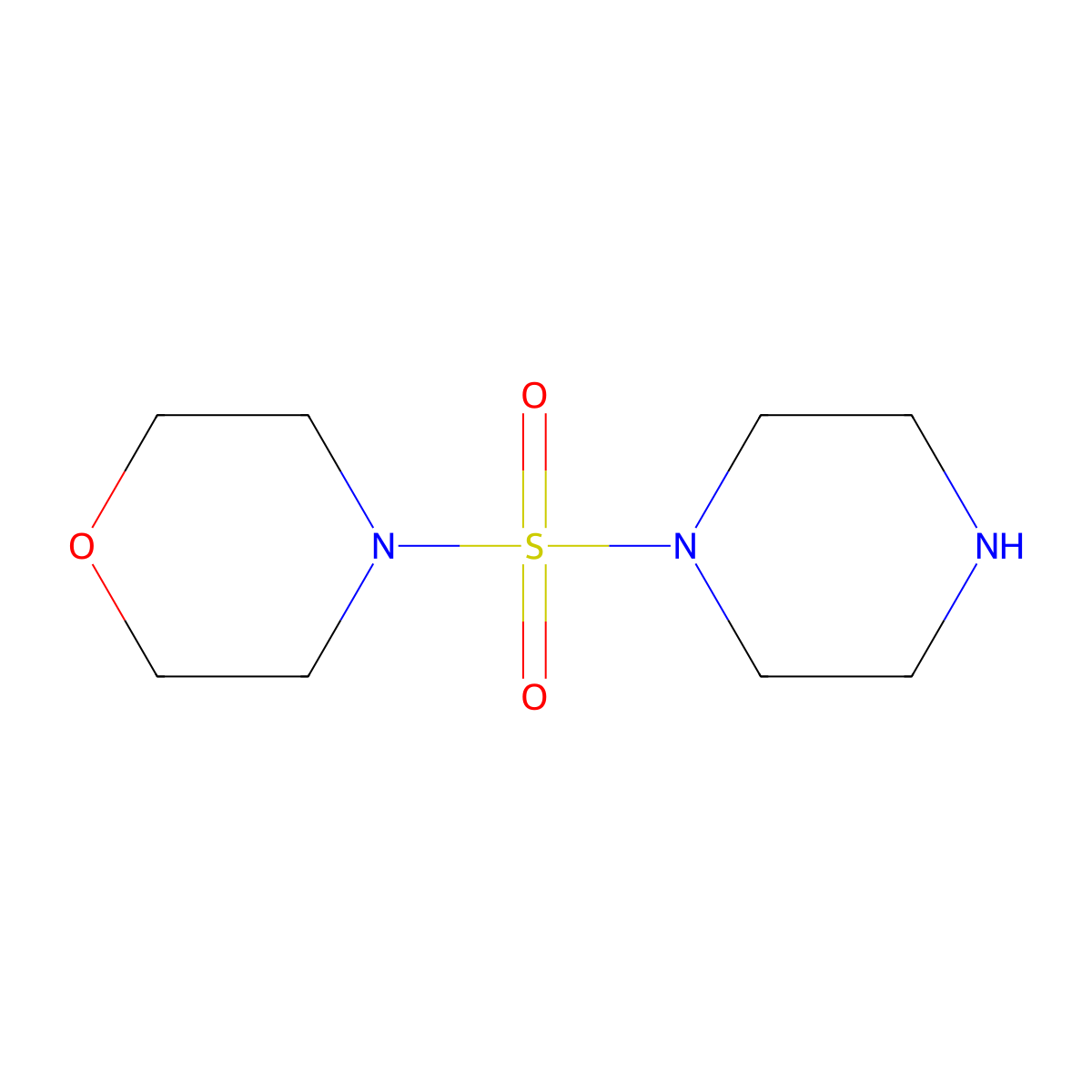 4-(Piperazine-1-sulfonyl)-morpholine molecular structure, CAS 5625-93-4