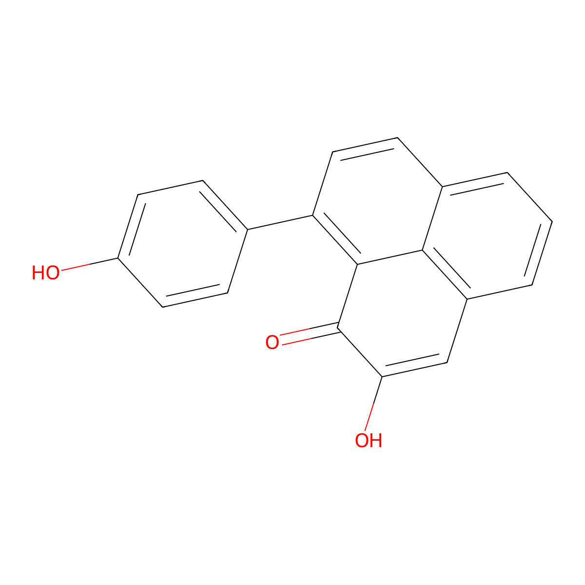 Hydroxyanigorufone molecular structure, CAS 56252-02-9