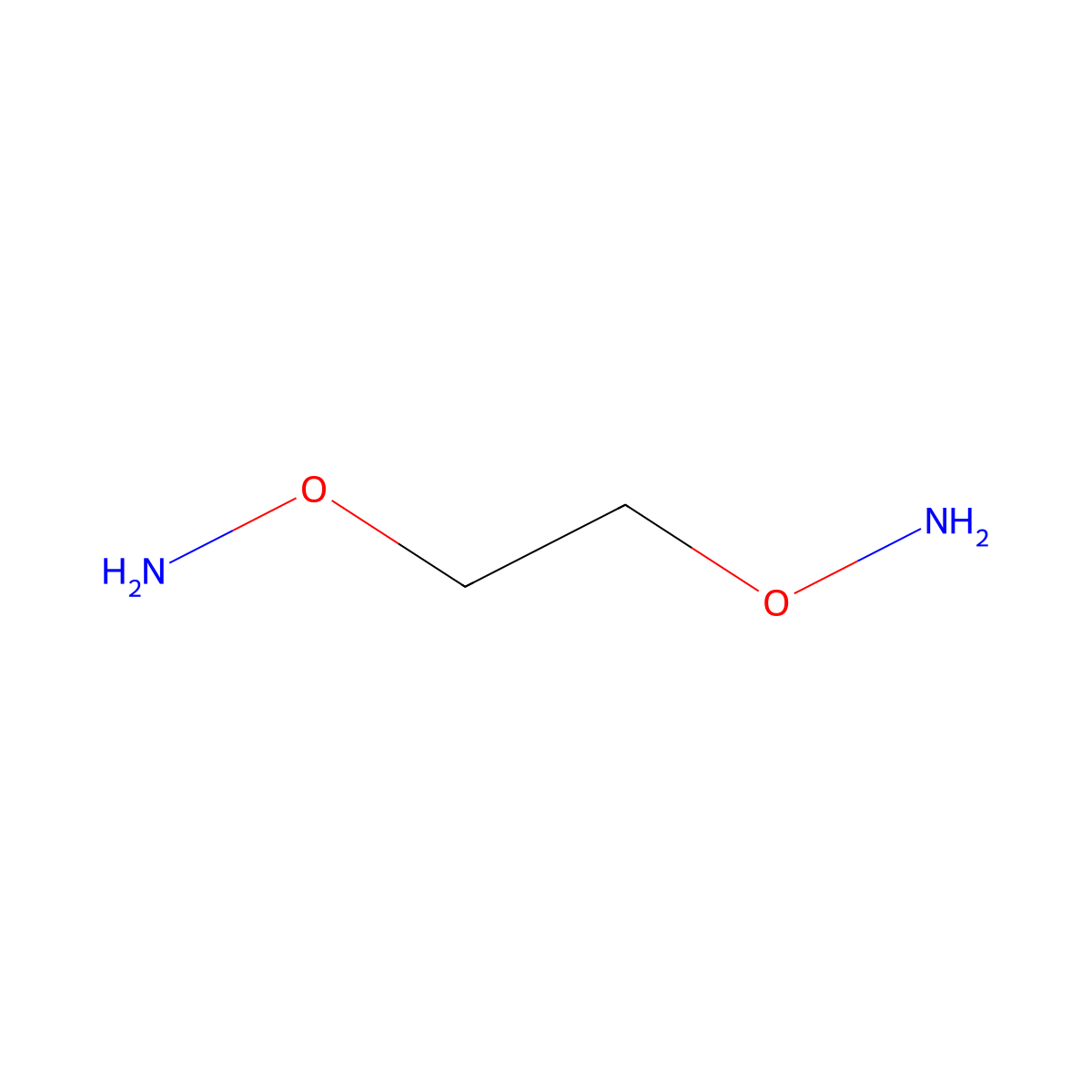 1,2-Bis(aminooxy)ethane molecular structure, CAS 5627-11-2