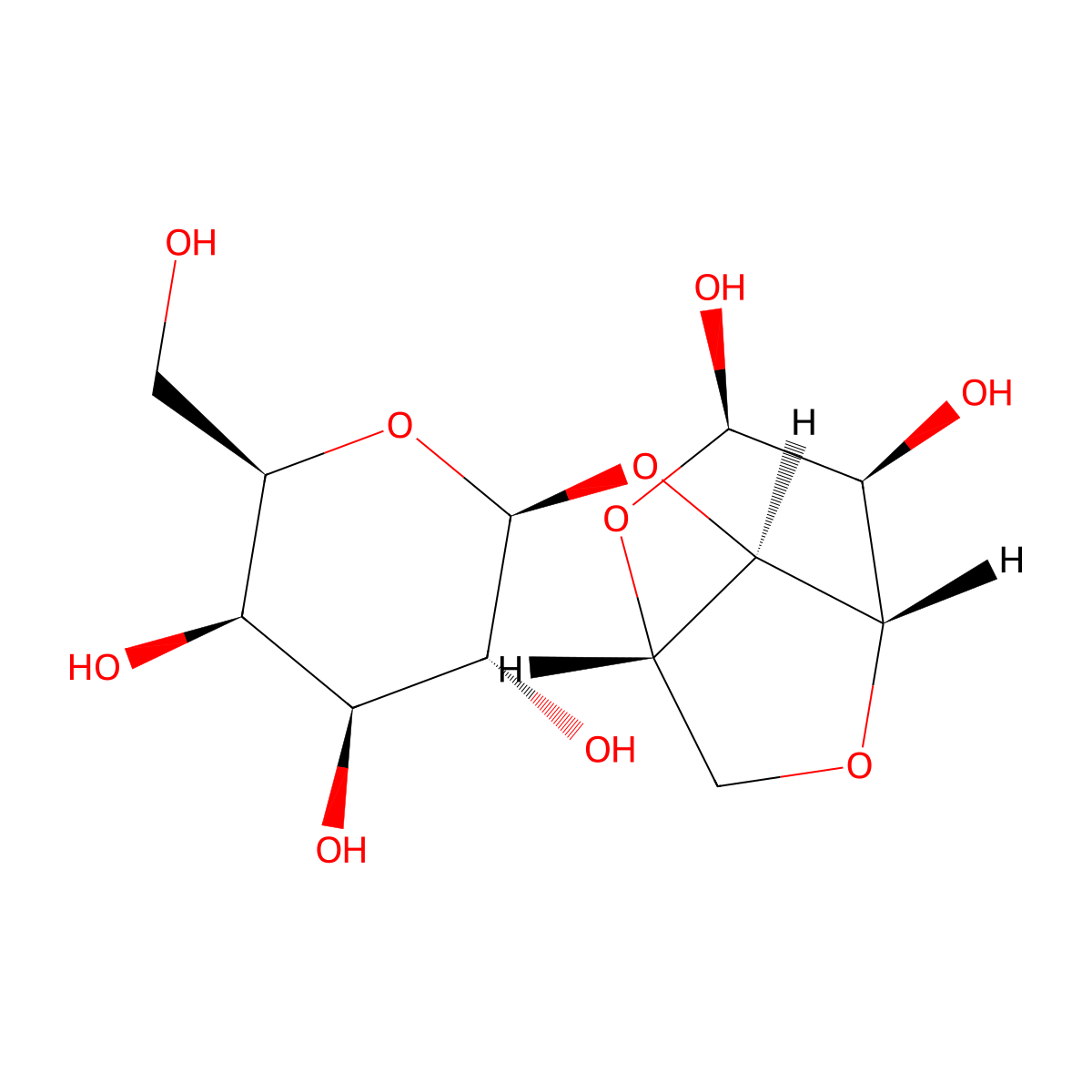 Agarobiose molecular structure, CAS 5627-25-8
