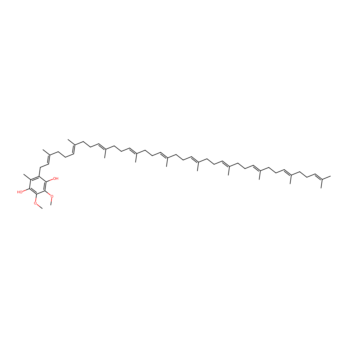 Ubiquinol molecular structure, CAS 56275-39-9