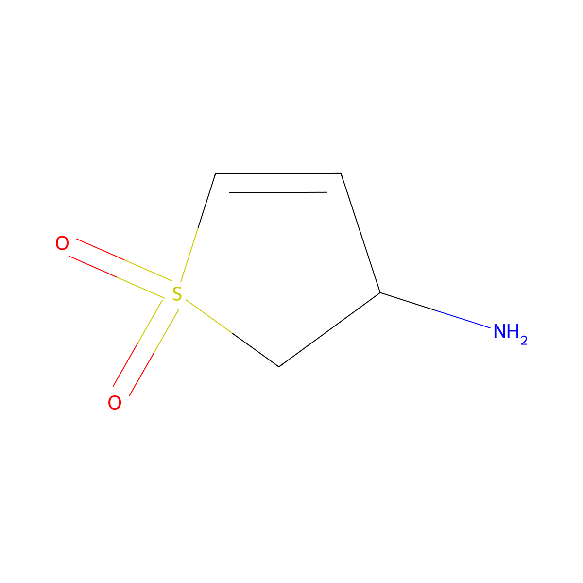 3-Amino-2,3-dihydrothiophene 1,1-dioxide molecular structure, CAS 56275-95-7