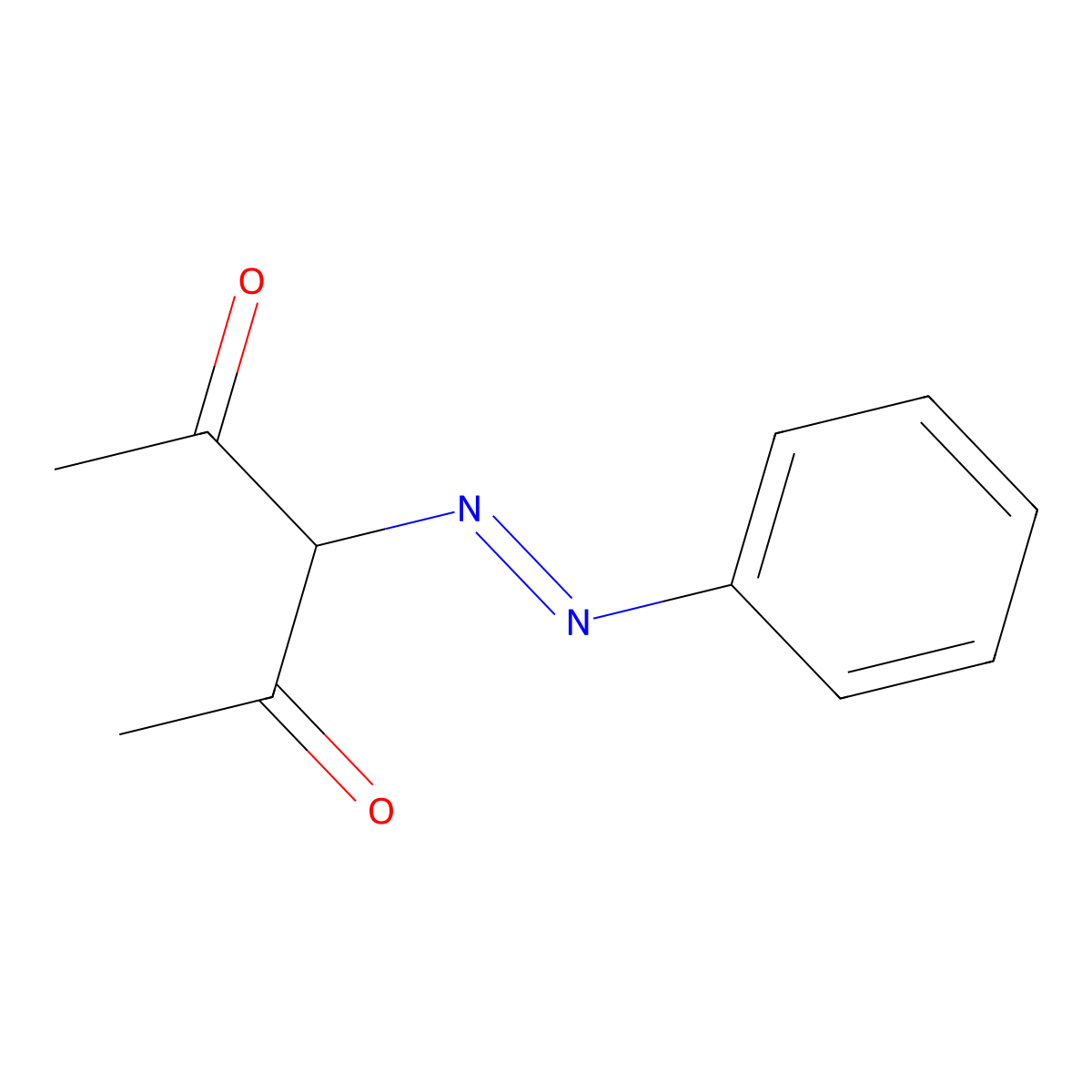 3-Phenylazoacetylacetone molecular structure, CAS 56276-49-4
