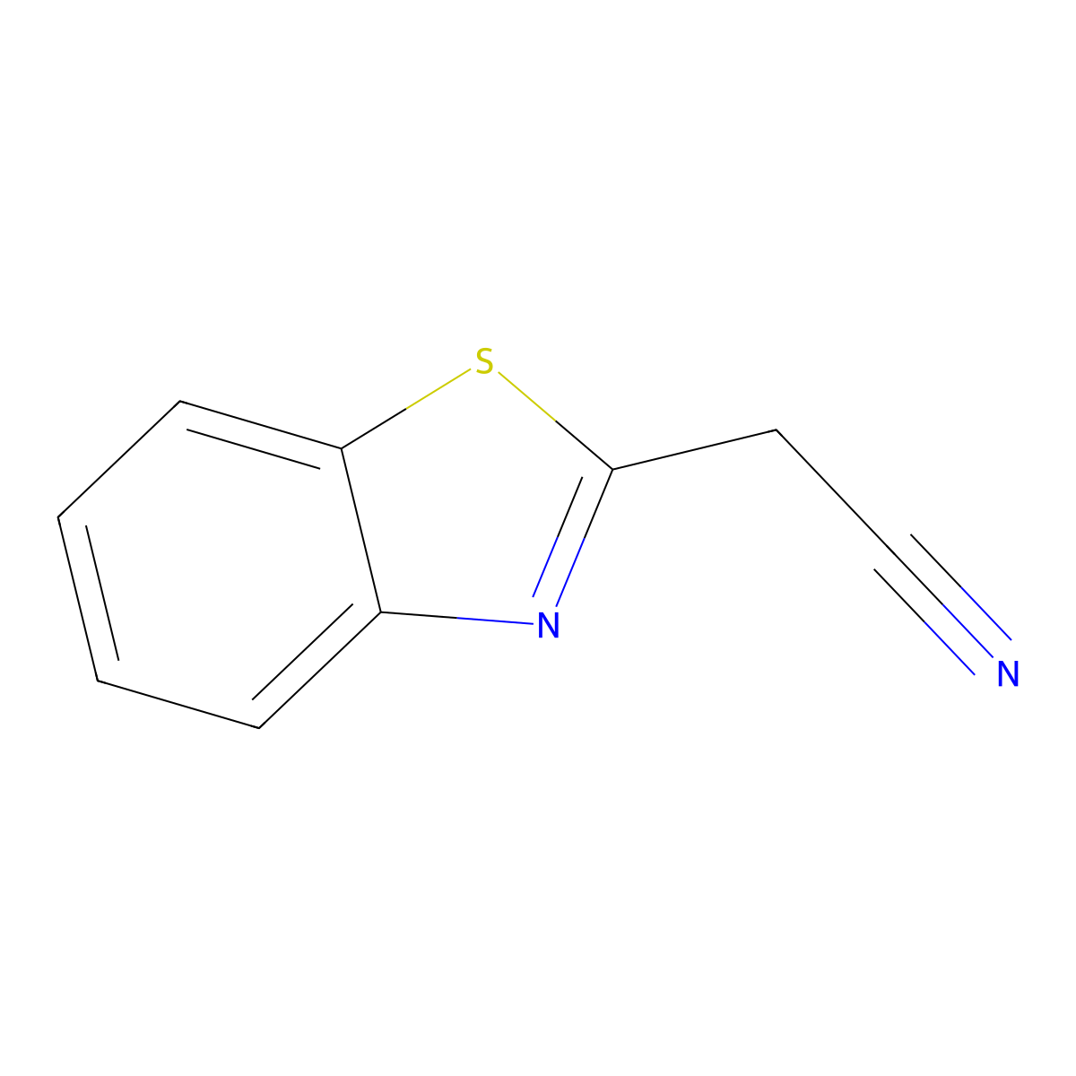 2-(1,3-Benzothiazol-2-yl)acetonitrile molecular structure, CAS 56278-50-3