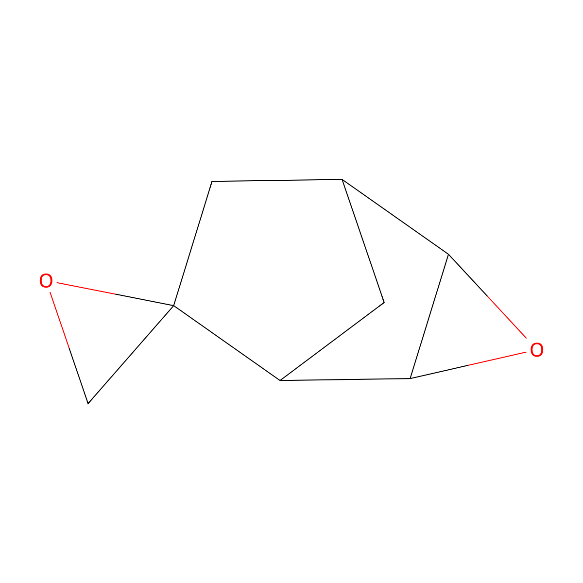 Spiro[3-oxatricyclo[3.2.1.02,4]octane-6,2'-oxirane] molecular structure, CAS 5628-76-2
