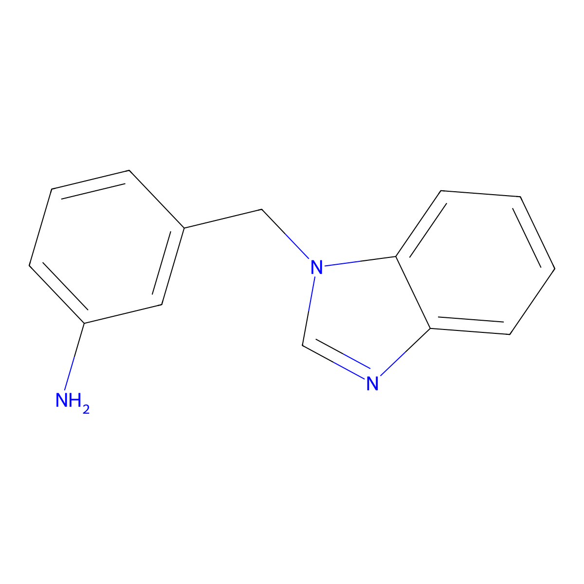 Benzimidazole,1-M-aminobenzyl molecular structure, CAS 562803-83-2