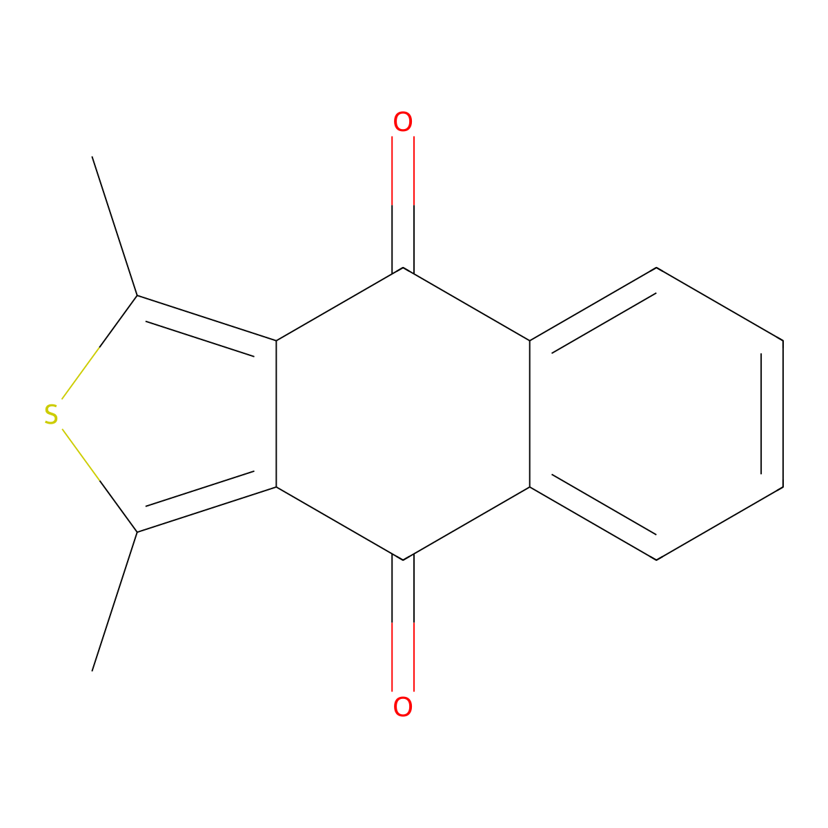 1,3-Dimethylnaphtho[2,3-c]thiophene-4,9-dione molecular structure, CAS 562811-32-9