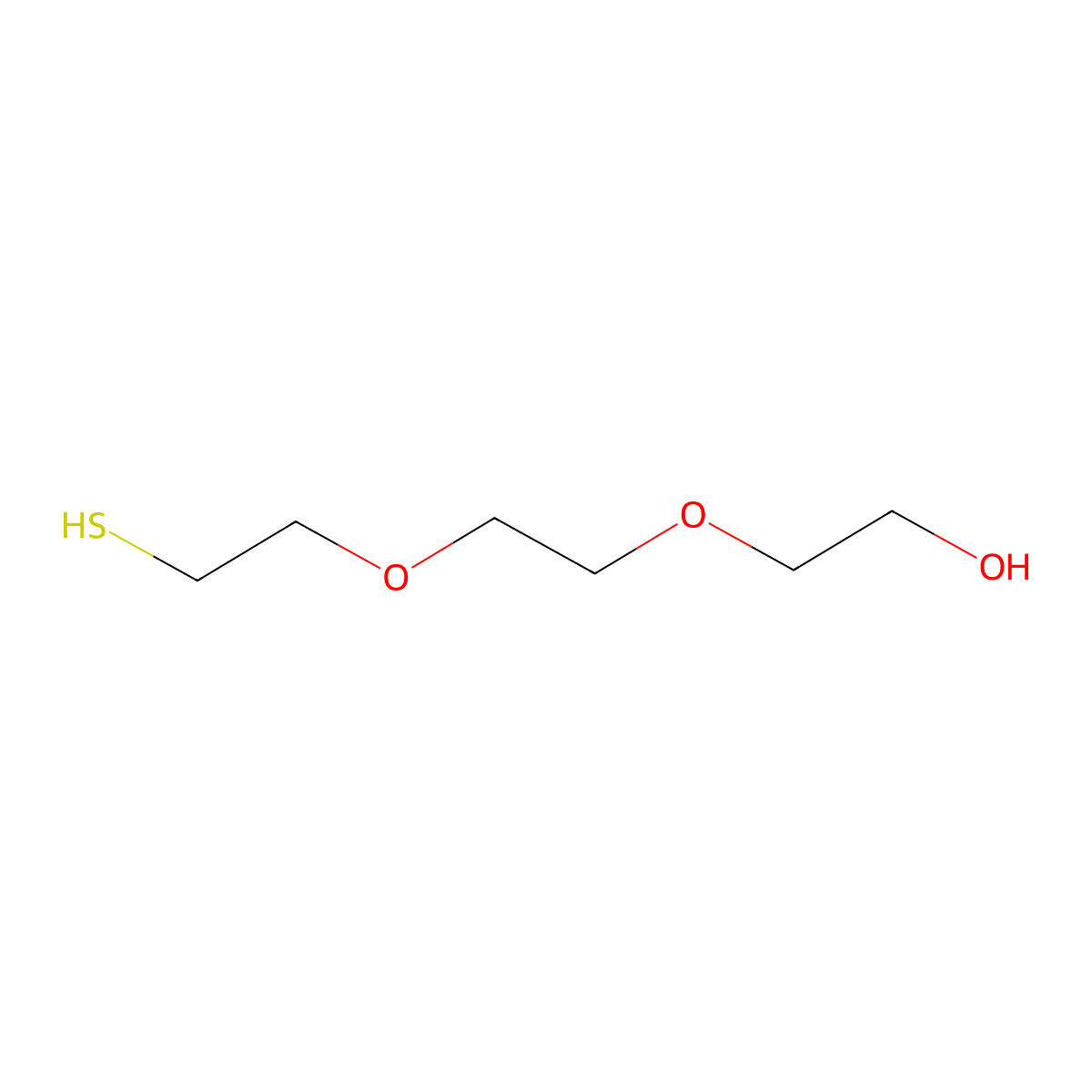 3,6-Dioxa-8-mercaptooctan-1-ol molecular structure, CAS 56282-36-1