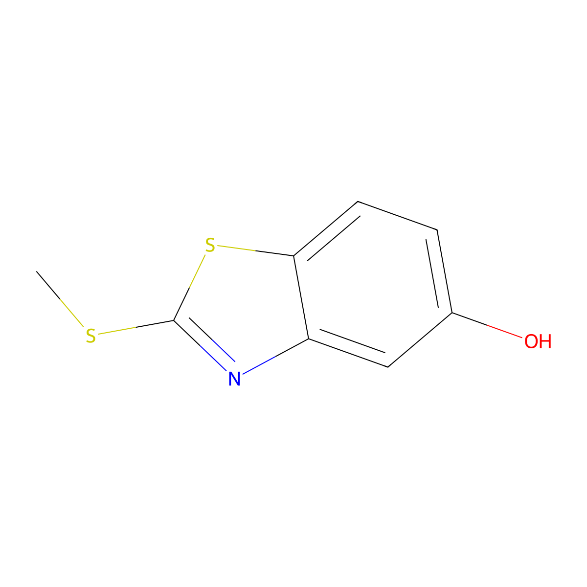 2-(Methylsulfanyl)-1,3-benzothiazol-5-ol molecular structure, CAS 562826-61-3