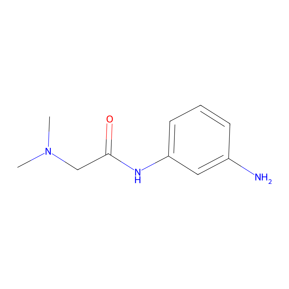 N-(3-Aminophenyl)-2-(dimethylamino)acetamide molecular structure, CAS 562826-95-3
