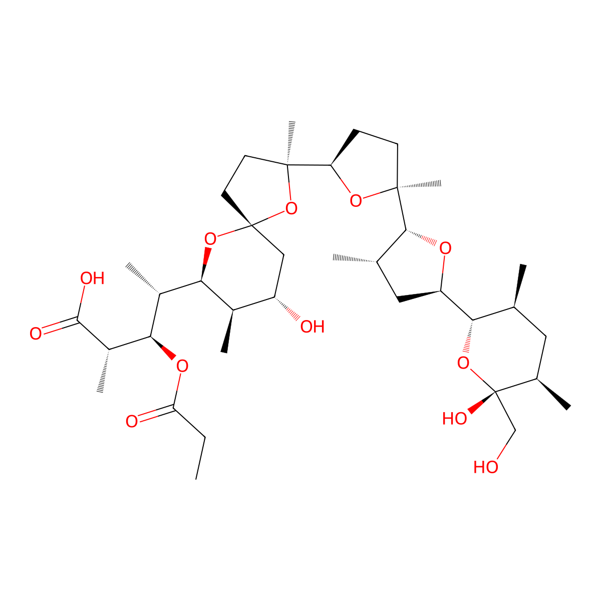 Laidlomycin molecular structure, CAS 56283-74-0