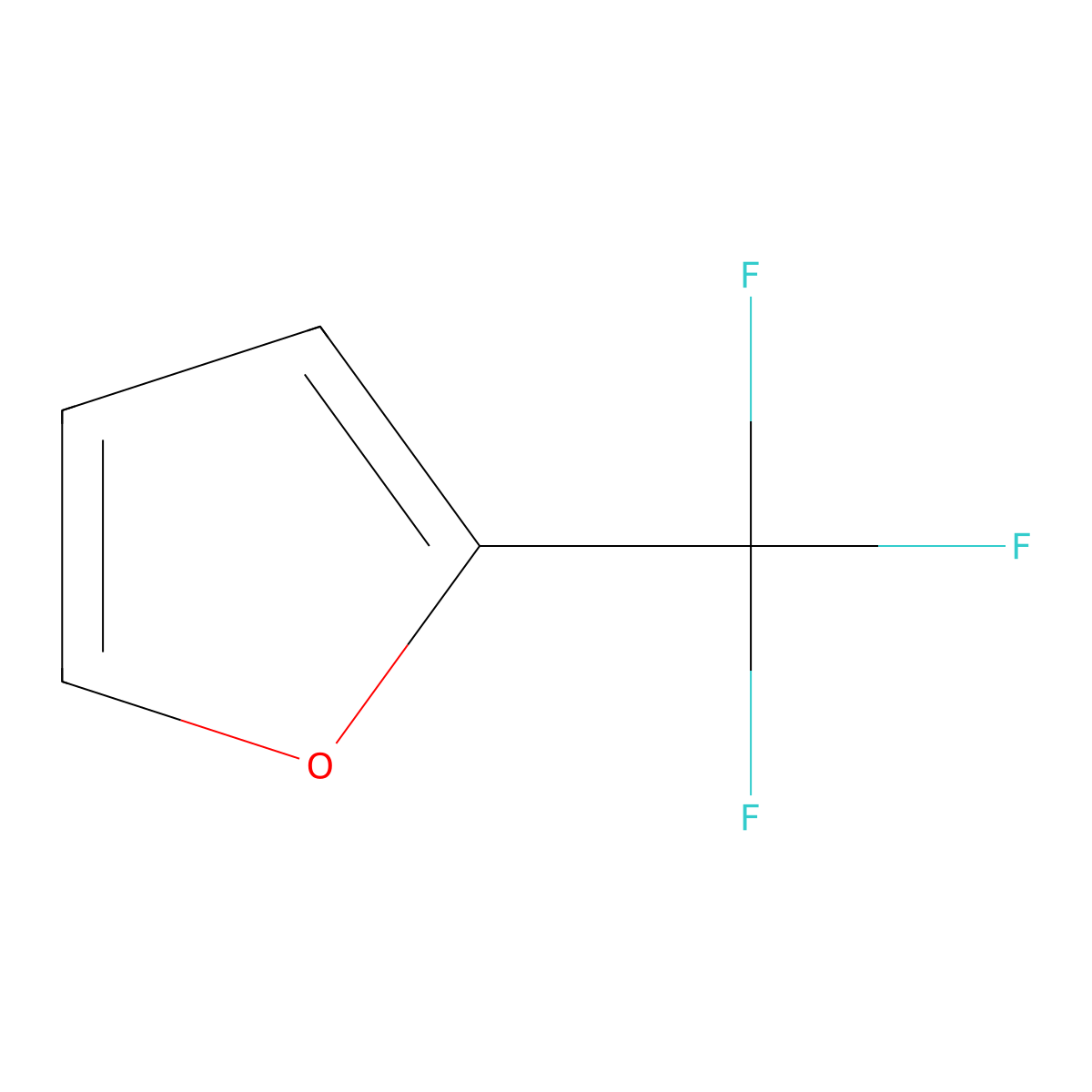 2-(Trifluoromethyl)furan molecular structure, CAS 56286-83-0