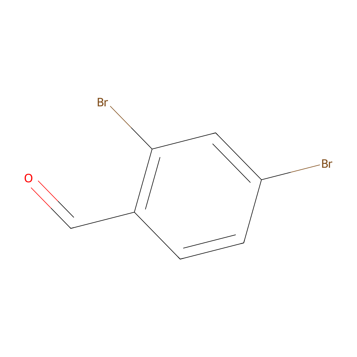 2,4-Dibromobenzaldehyde molecular structure, CAS 5629-98-1