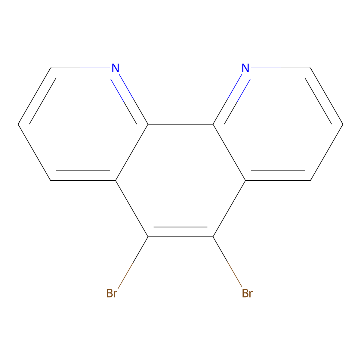 5,6-Dibromo-1,10-phenanthroline molecular structure, CAS 56290-06-3
