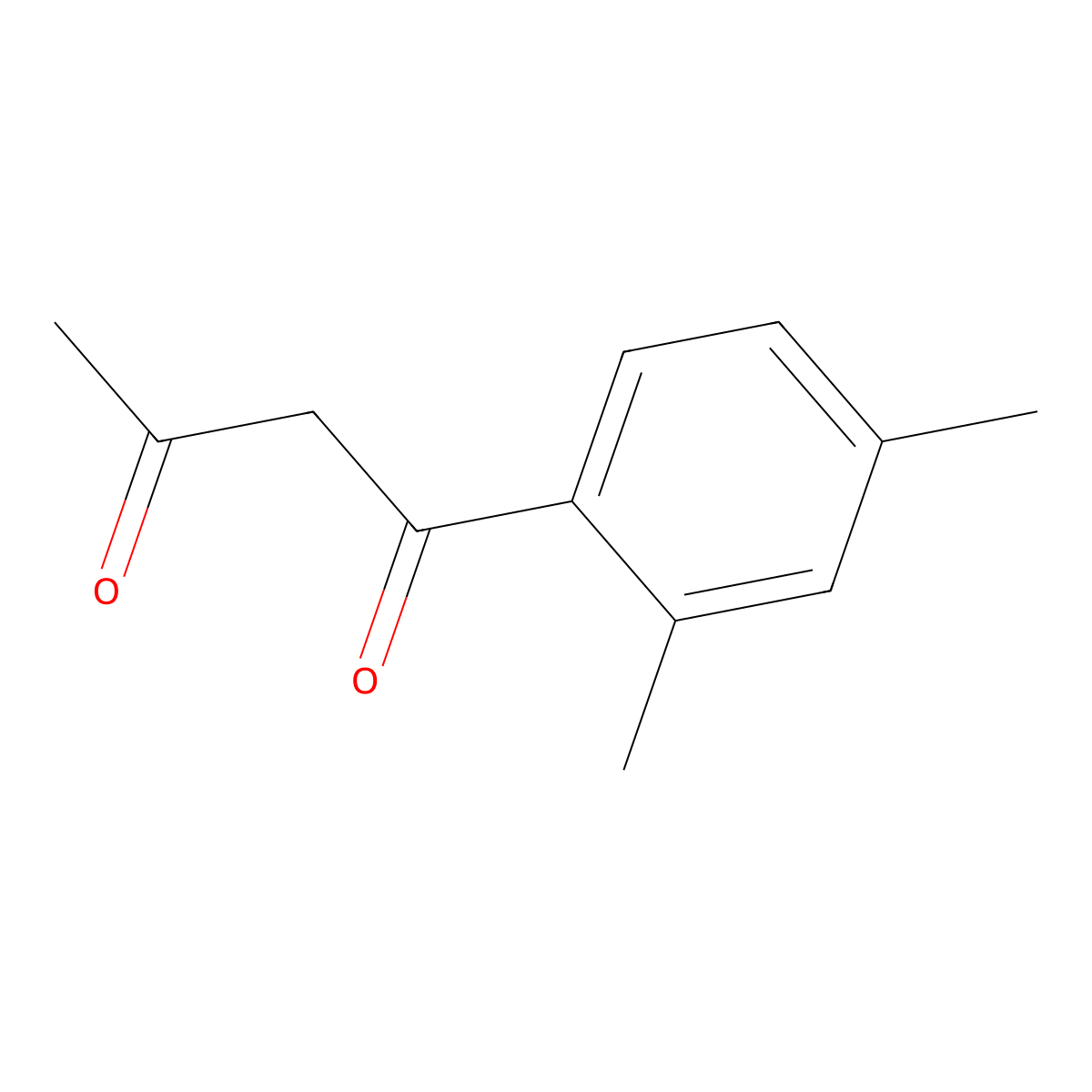 1-(2,4-Dimethylphenyl)butane-1,3-dione molecular structure, CAS 56290-42-7