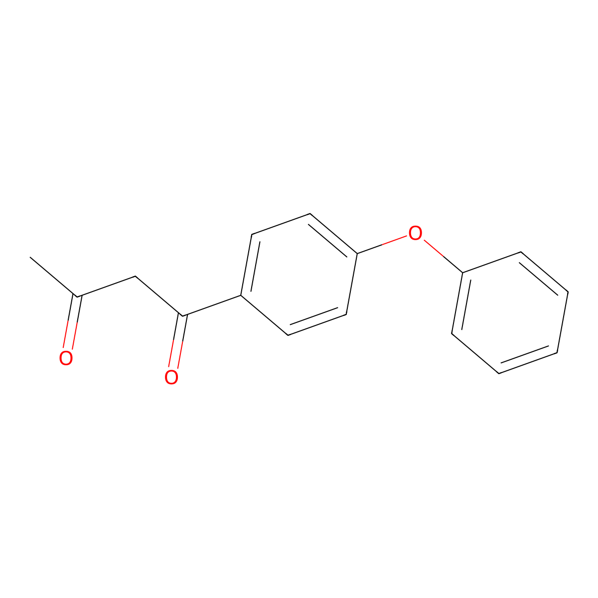 1-(4-Phenoxyphenyl)butane-1,3-dione molecular structure, CAS 56290-49-4