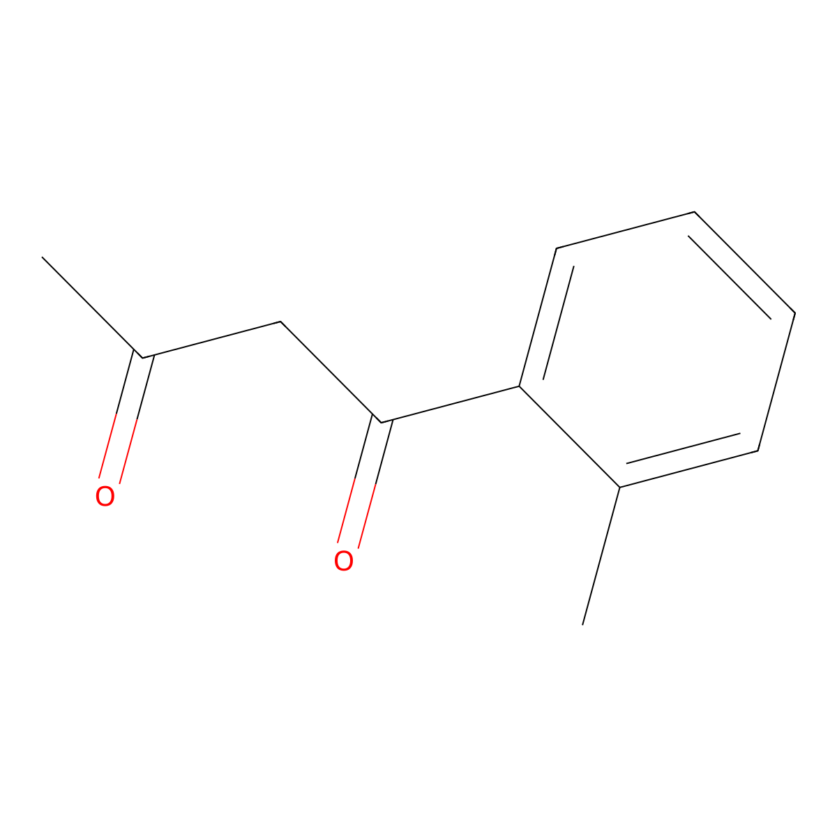 1-(o-Tolyl)butane-1,3-dione molecular structure, CAS 56290-54-1
