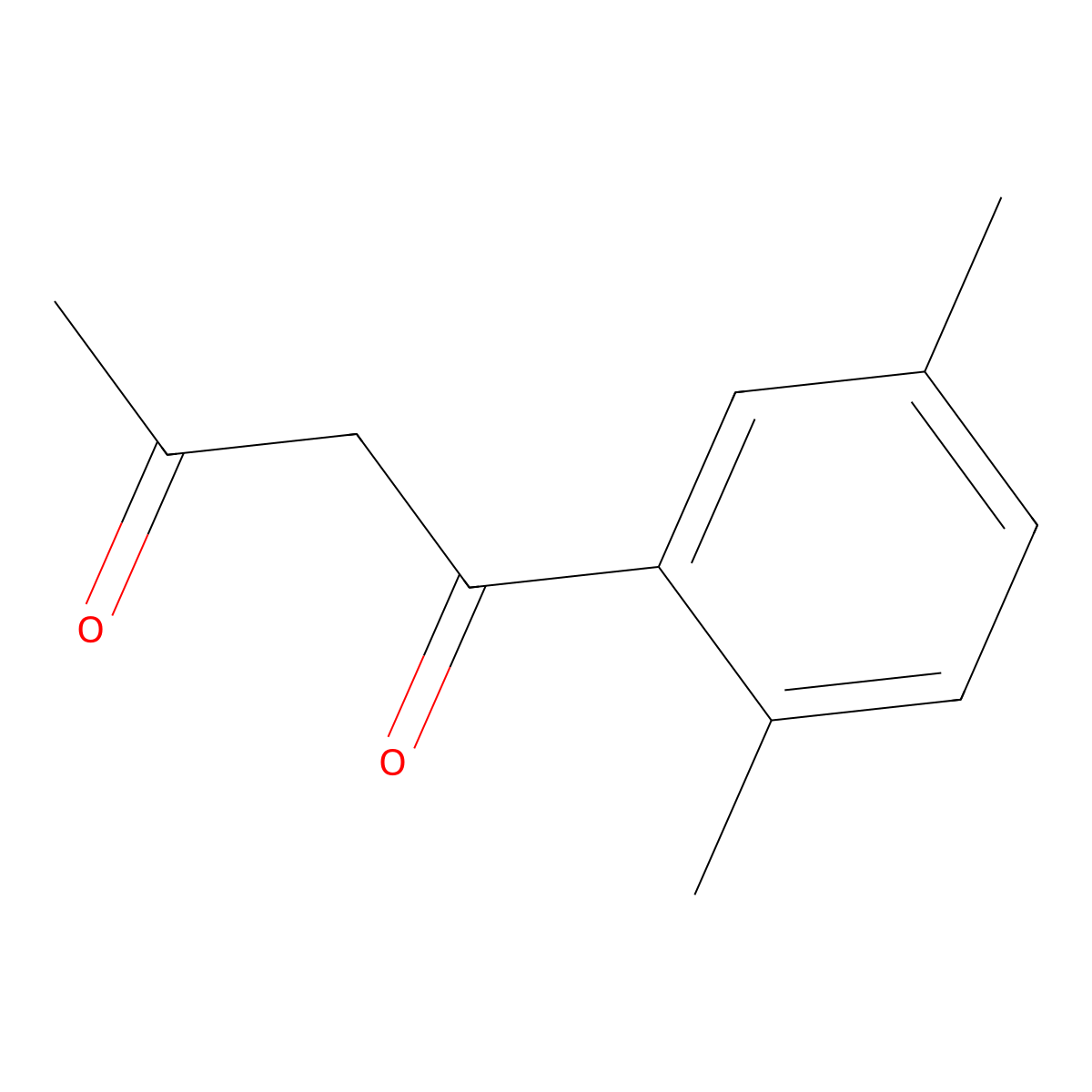 1-(2,5-Dimethylphenyl)butane-1,3-dione molecular structure, CAS 56290-55-2