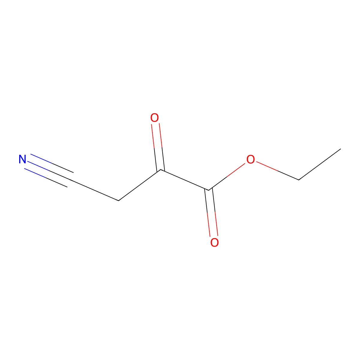 Ethyl 3-cyano-2-oxopropanoate molecular structure, CAS 56290-86-9