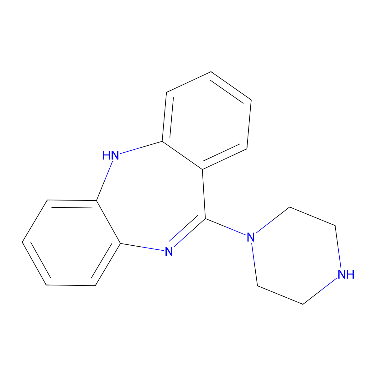 DREADD agonist 21 molecular structure, CAS 56296-18-5