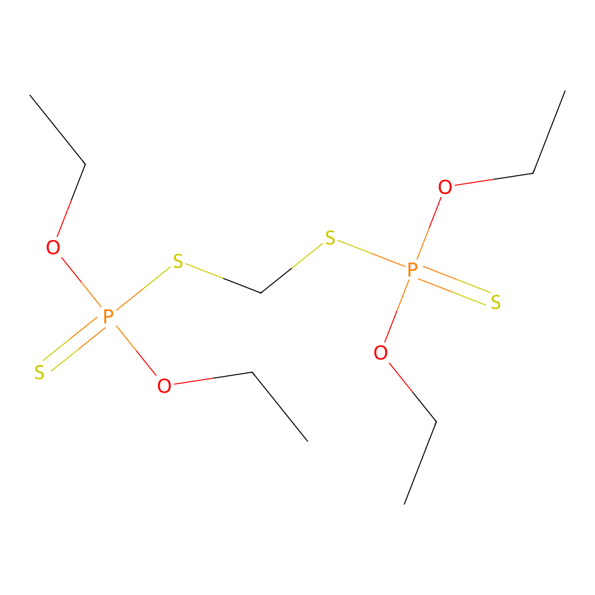 Ethion molecular structure, CAS 563-12-2