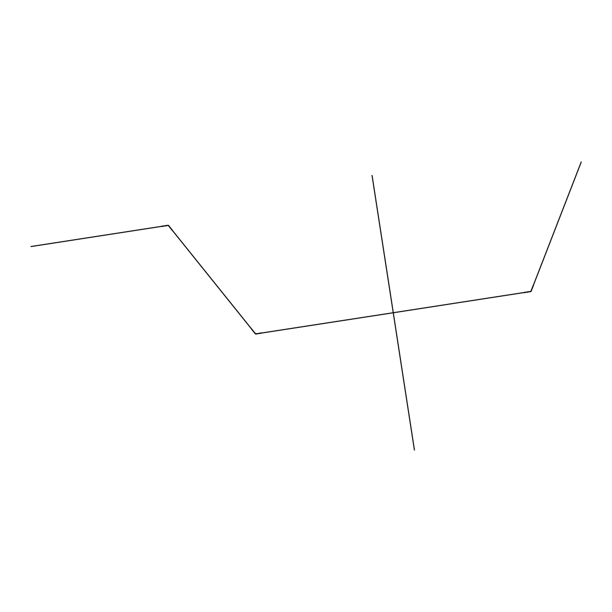 3,3-Dimethylhexane molecular structure, CAS 563-16-6