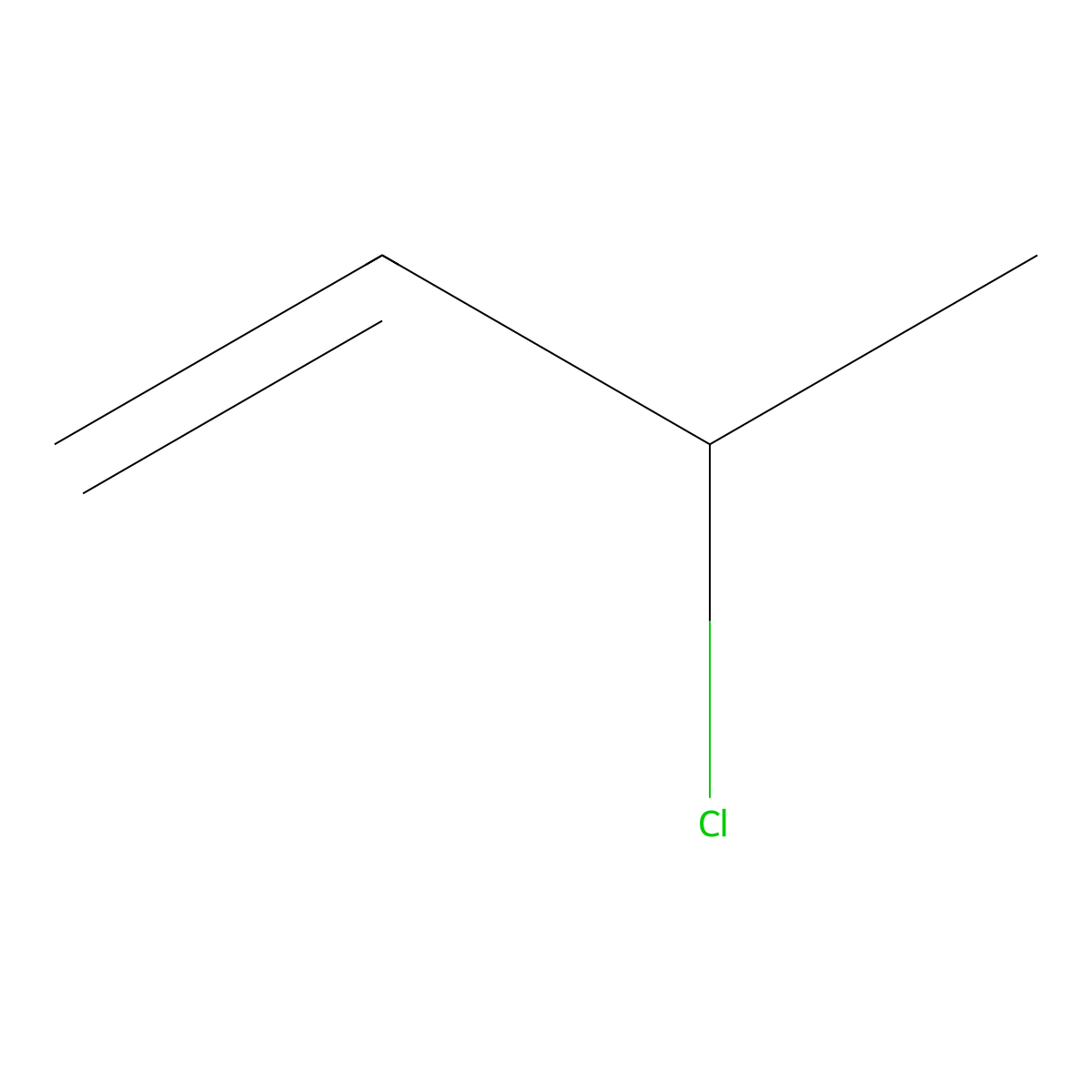 3-Chloro-1-butene molecular structure, CAS 563-52-0