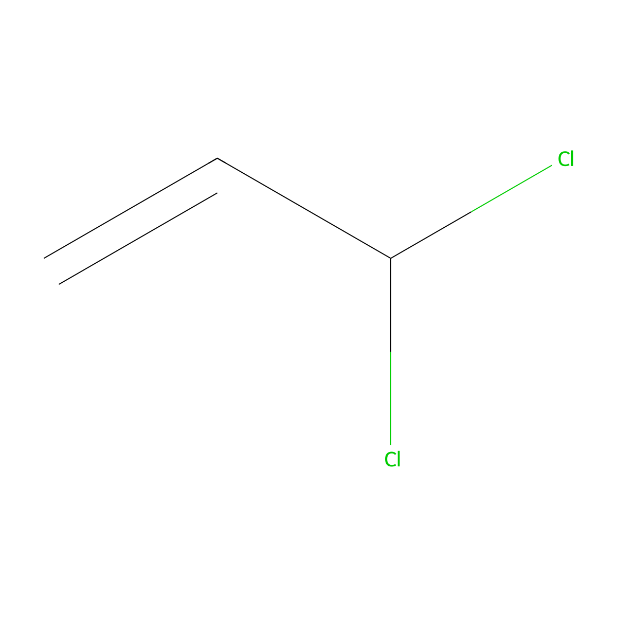 3,3-Dichloropropene molecular structure, CAS 563-57-5
