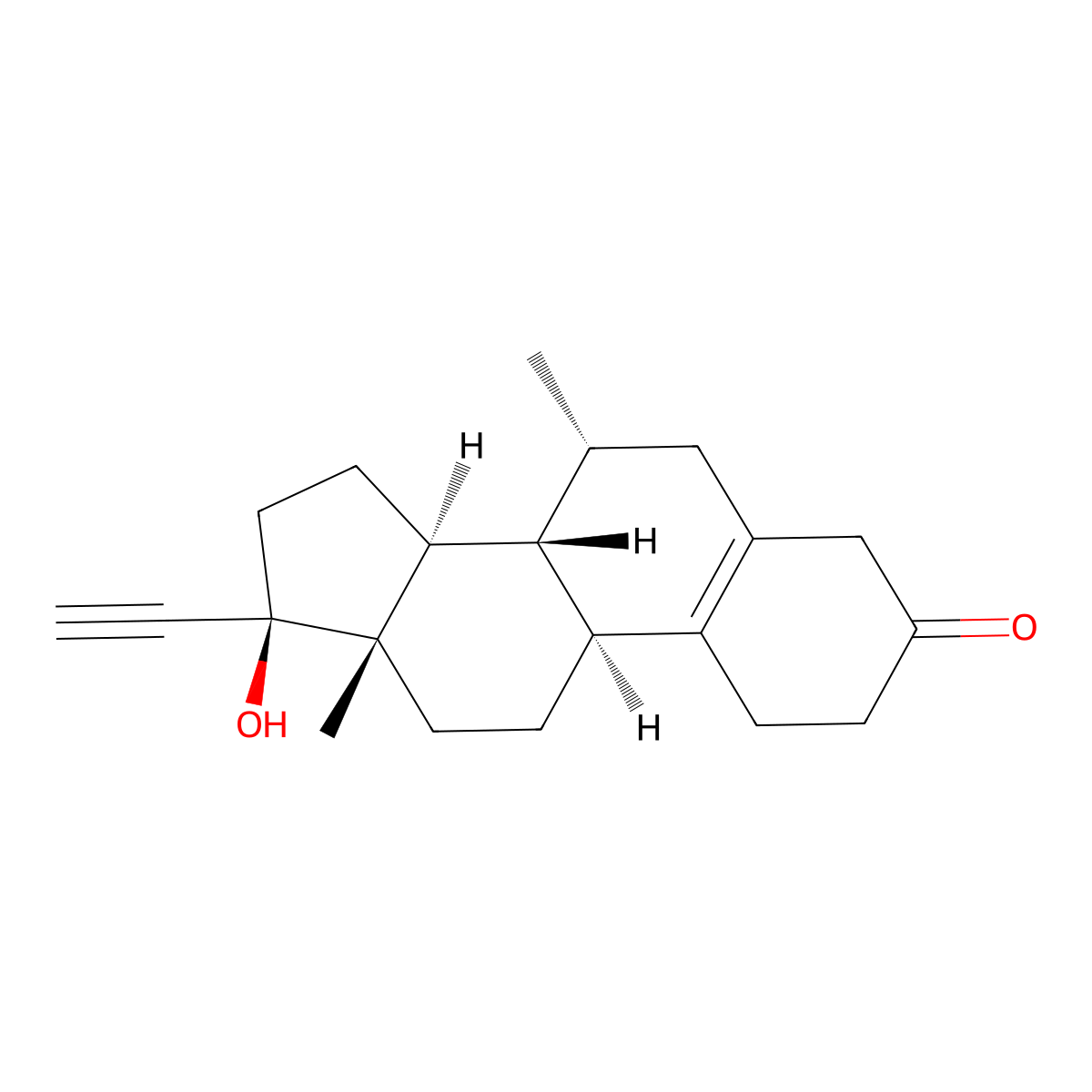Tibolone molecular structure, CAS 5630-53-5