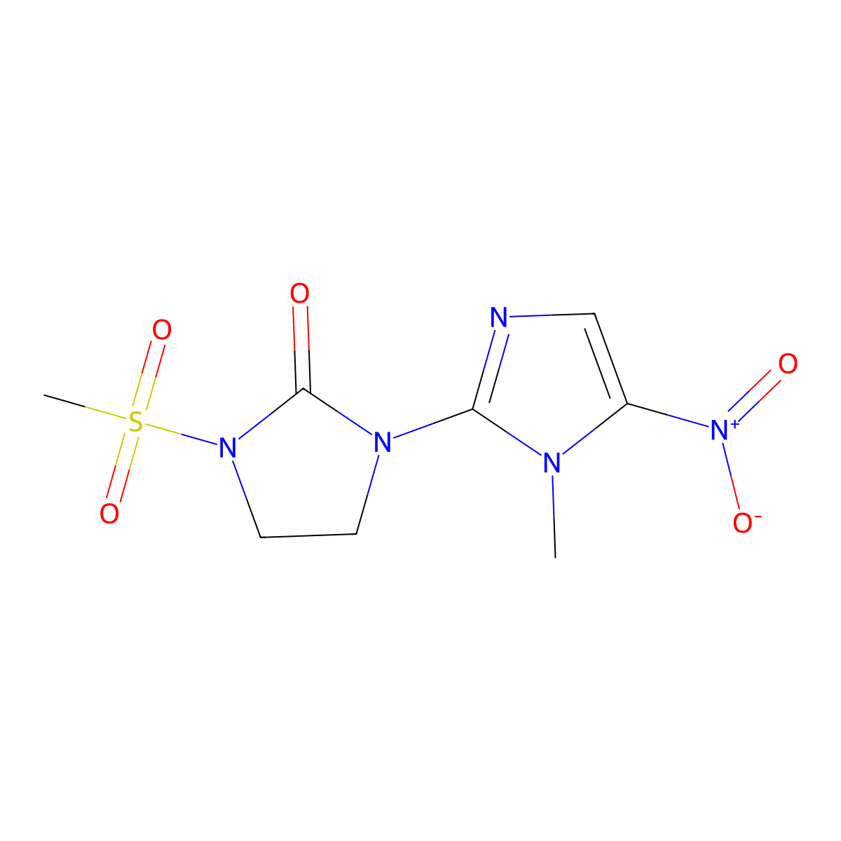 Satranidazole molecular structure, CAS 56302-13-7