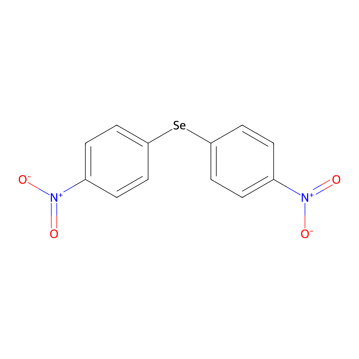1-Nitro-4-[(4-nitrophenyl)selanyl]benzene molecular structure, CAS 56309-76-3