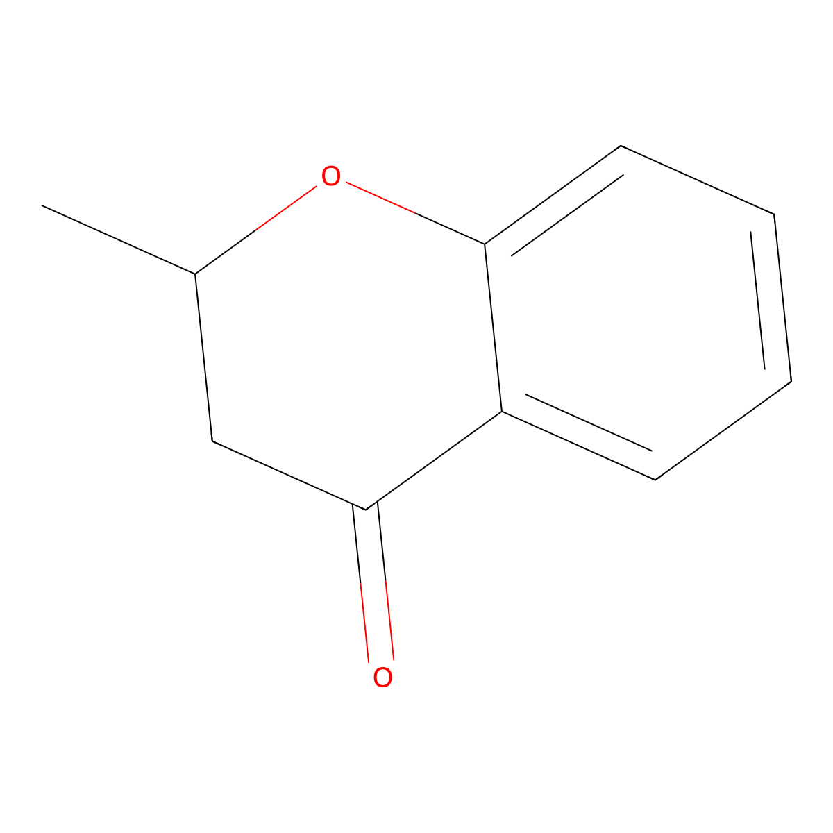2-Methylchroman-4-one molecular structure, CAS 5631-75-4
