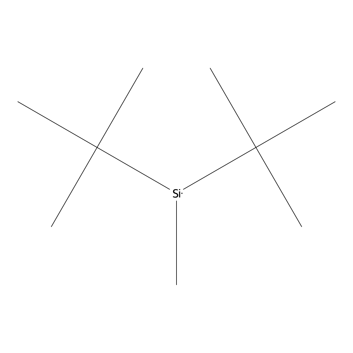 Di-t-butylmethylsilane molecular structure, CAS 56310-20-4
