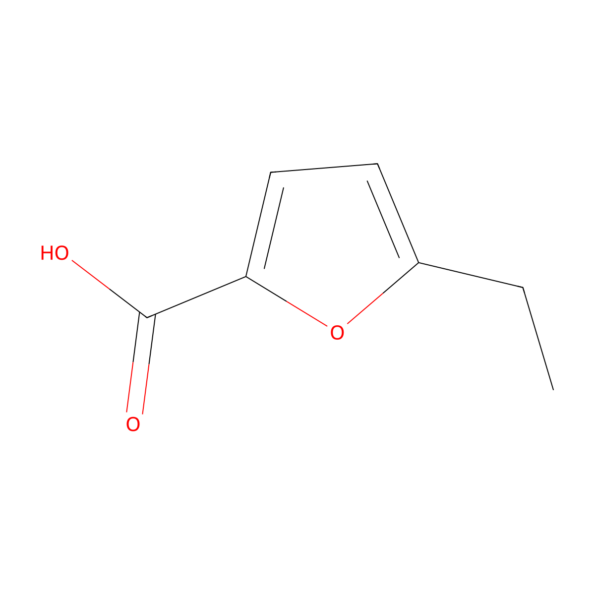 5-Ethylfuran-2-carboxylic acid molecular structure, CAS 56311-37-6