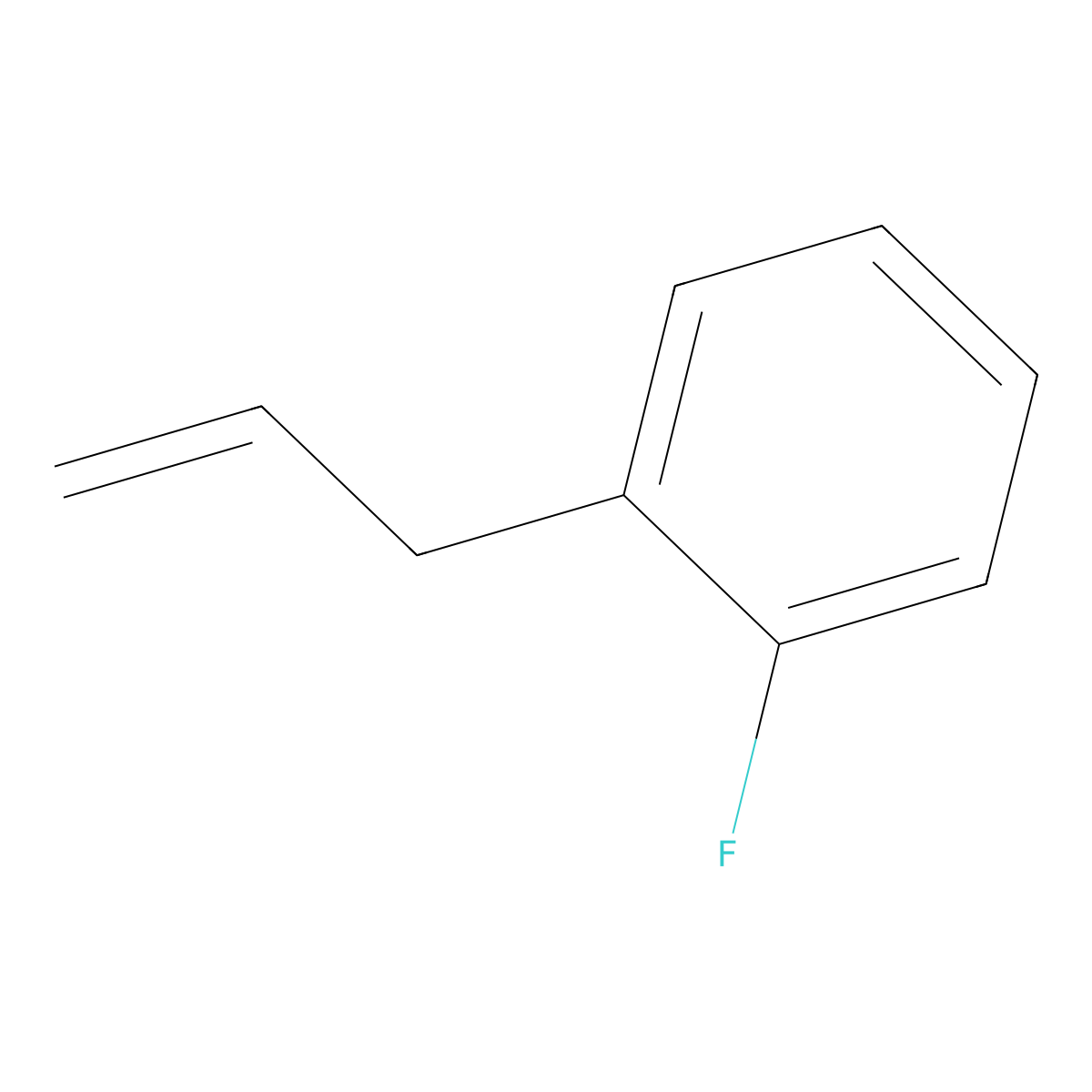 3-(2-Fluorophenyl)-1-propene molecular structure, CAS 56314-65-9