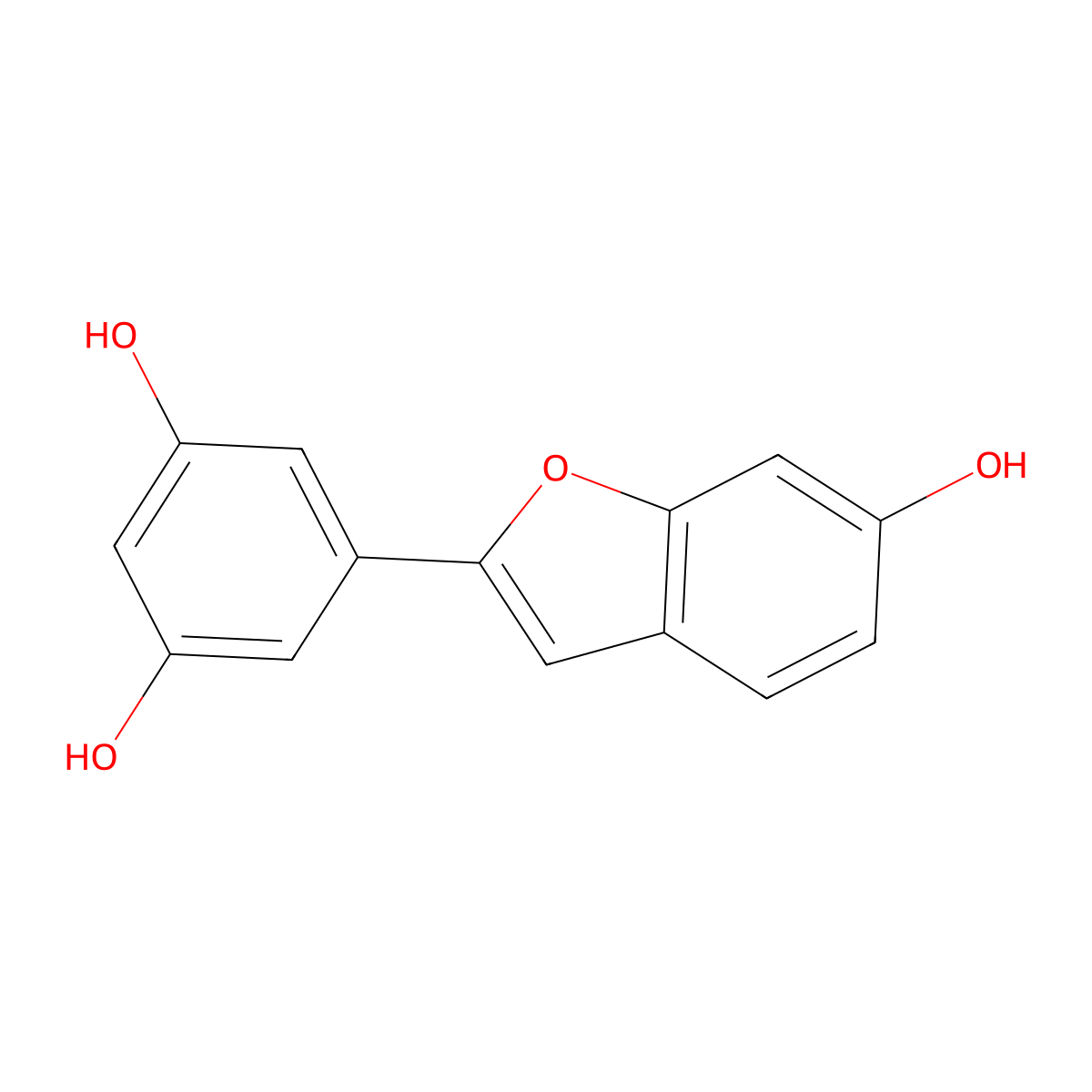 Moracin M molecular structure, CAS 56317-21-6