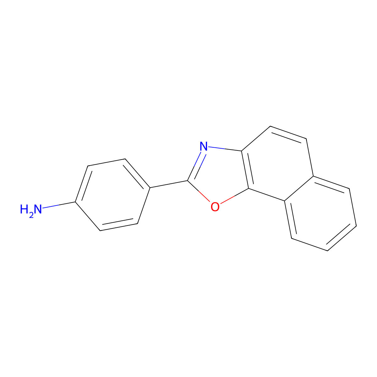 4-(Naphtho[2,1-d]oxazol-2-yl)aniline molecular structure, CAS 56317-26-1