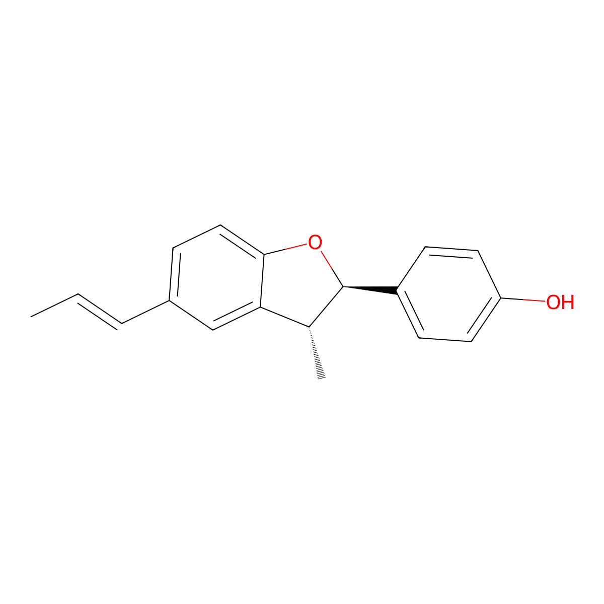Conocarpan molecular structure, CAS 56319-02-9