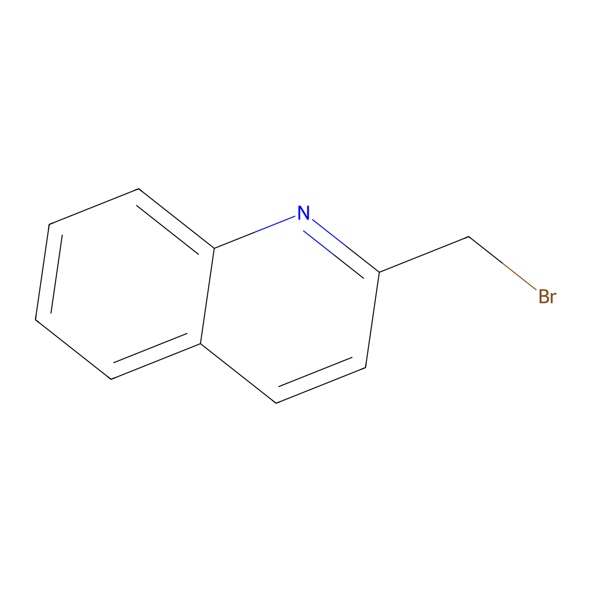 2-(Bromomethyl)quinoline molecular structure, CAS 5632-15-5