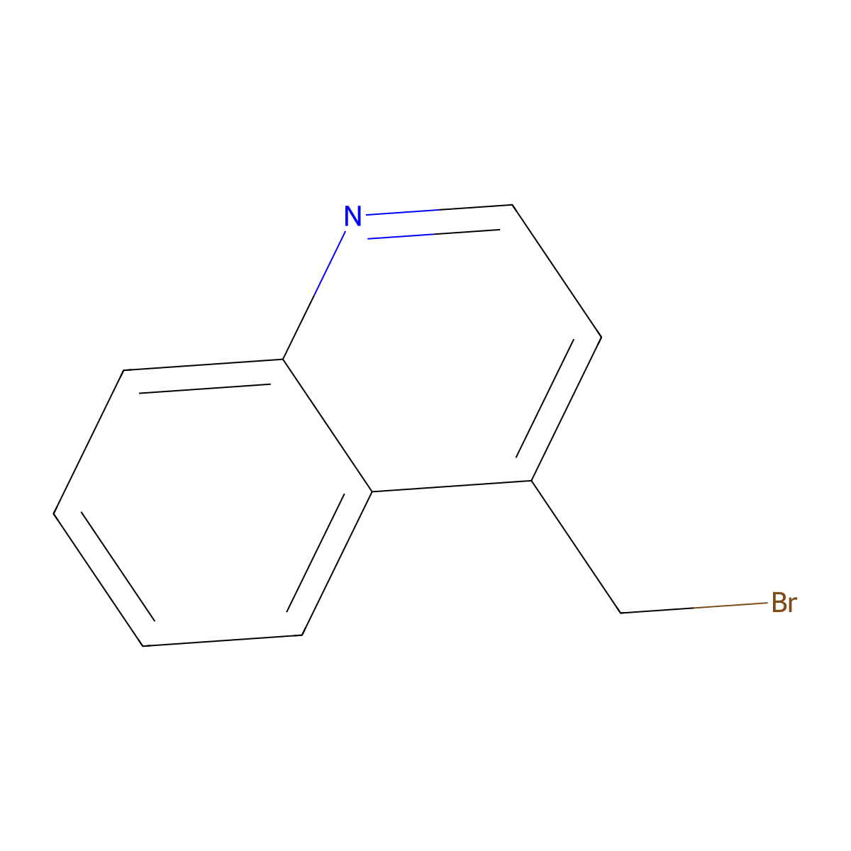 4-(Bromomethyl)quinoline molecular structure, CAS 5632-16-6