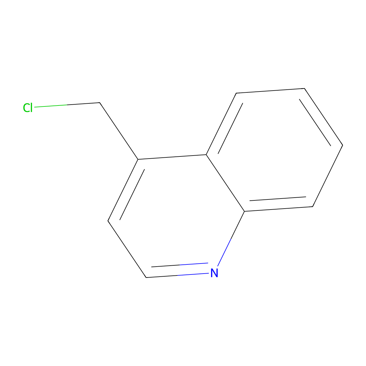 4-(Chloromethyl)quinoline molecular structure, CAS 5632-17-7