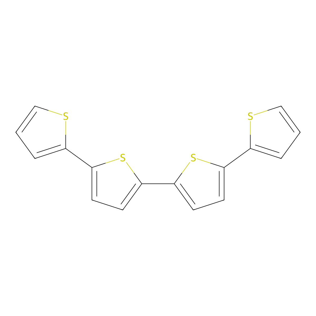 2,2':5',2'',5'',2'''-Quaterthiophene molecular structure, CAS 5632-29-1