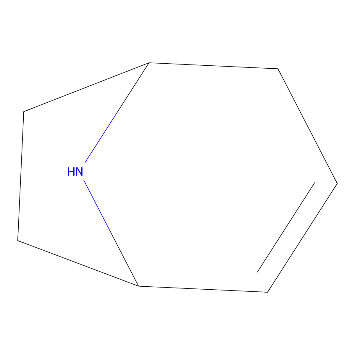 8-Azabicyclo[3.2.1]oct-2-ene molecular structure, CAS 5632-85-9