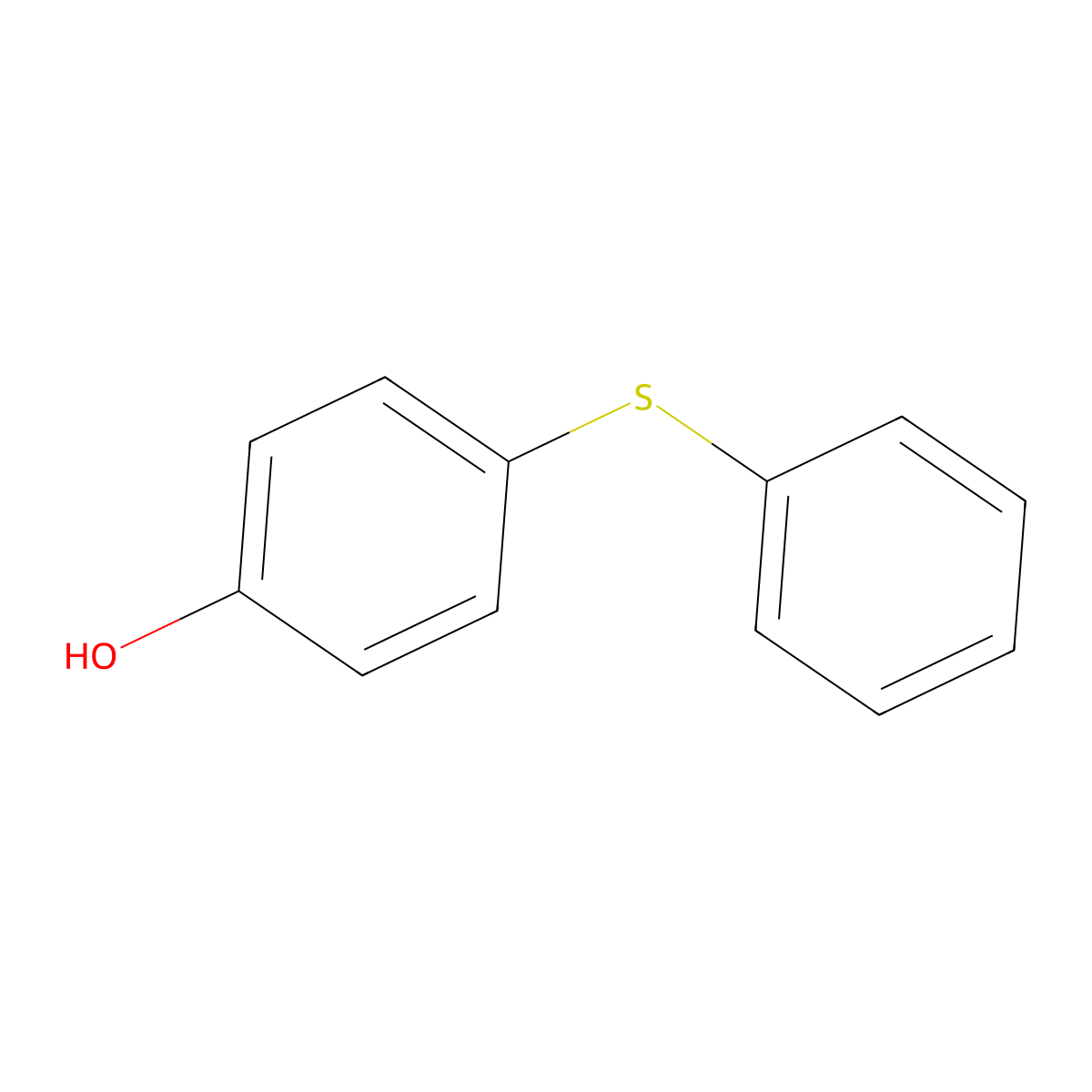 4-(Phenylthio)phenol molecular structure, CAS 5633-55-6