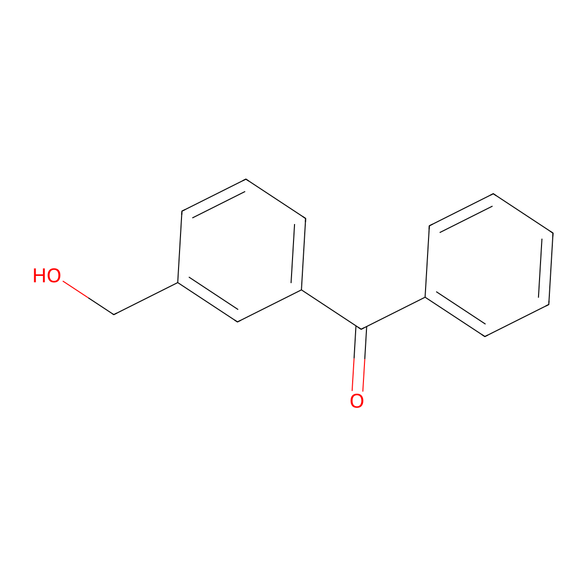 3-(Hydroxymethyl)benzophenone molecular structure, CAS 56338-25-1