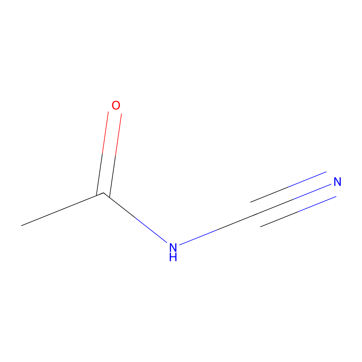 N-Acetylcyanamide molecular structure, CAS 5634-51-5