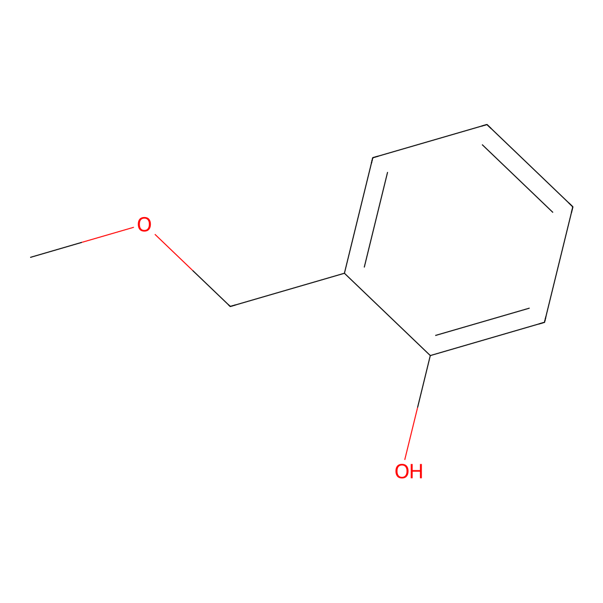 Phenol, 2-(methoxymethyl)- molecular structure, CAS 5635-98-3