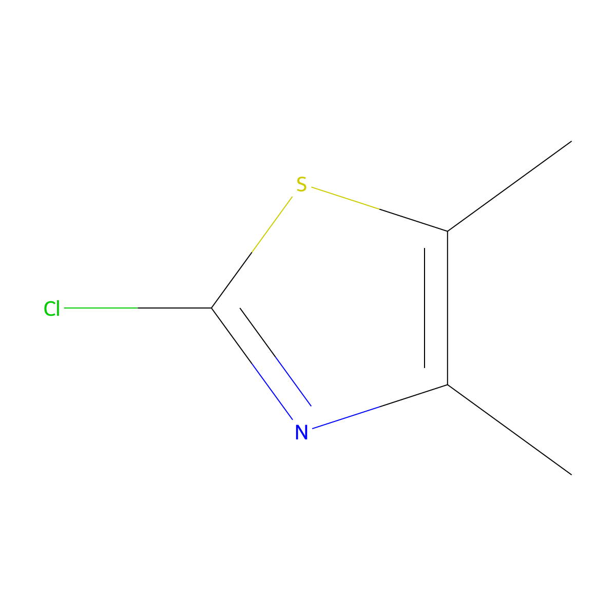 2-Chloro-4,5-dimethyl-1,3-thiazole molecular structure, CAS 56355-41-0