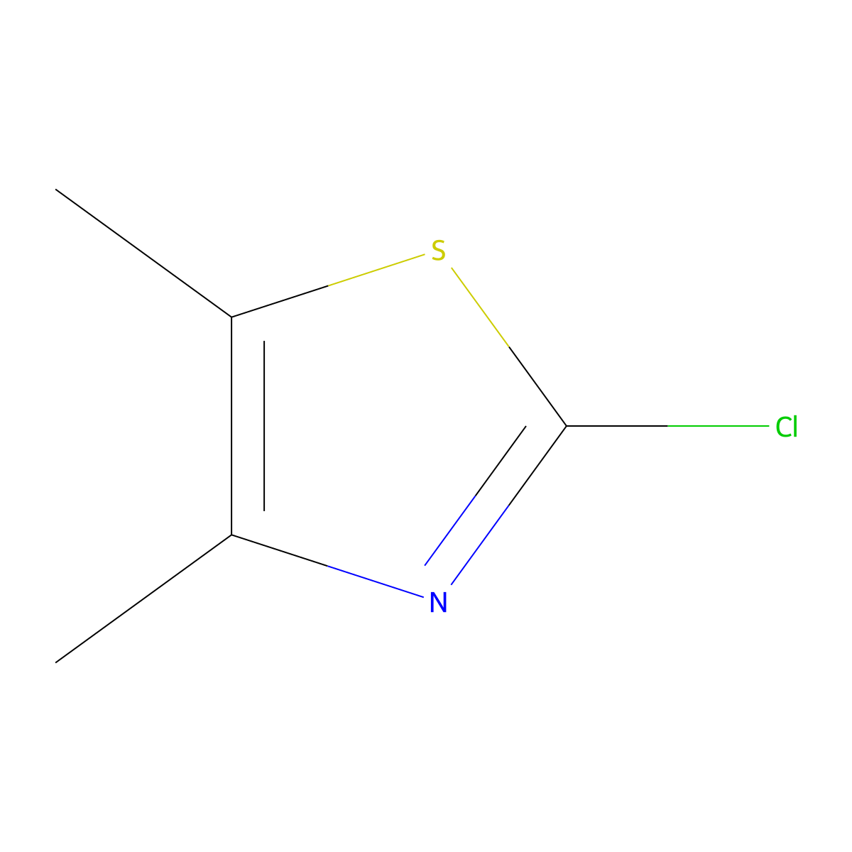2-Chloro-4,5-dimethyl-1,3-thiazole molecular structure, CAS 56355-41-0